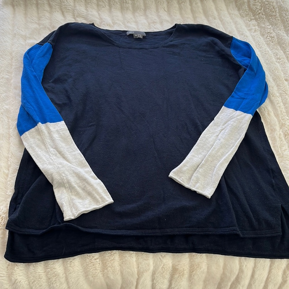Vince color block sweater. Size Medium